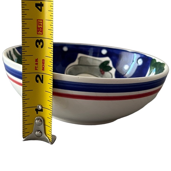 Vintage World Bazars 6” Ceramic Snowmen Decorative Bowl  Winter Holiday GUC - Picture 14 of 14